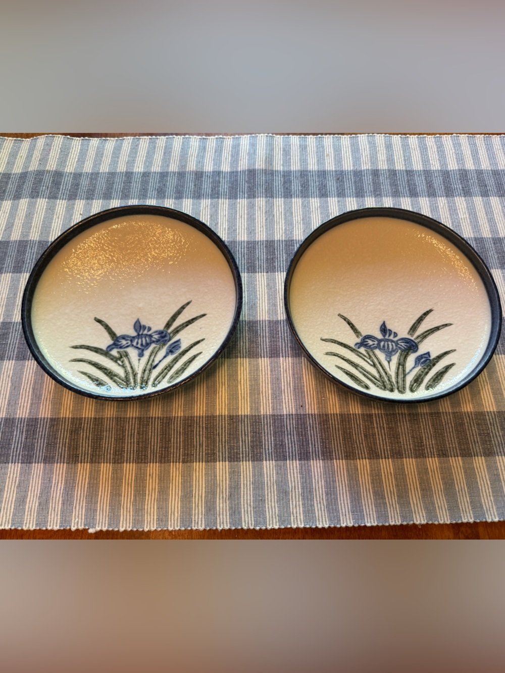 Blue Iris Saucers- Set of 2